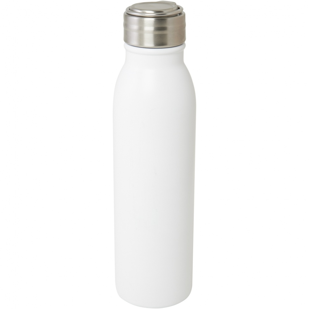 Logotrade Werbeartikel das Foto: Harper 700 ml RCS-zertifizierte Sportflasche aus Edelstahl mit Metallschlaufe