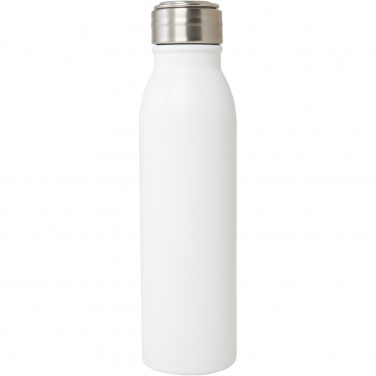 Logotrade Werbegeschenke das Foto: Harper 700 ml RCS-zertifizierte Sportflasche aus Edelstahl mit Metallschlaufe