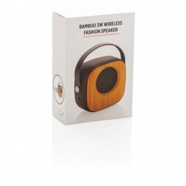 Logotrade Werbegeschenke das Foto: Bambus 3W Wireless Fashion Speaker