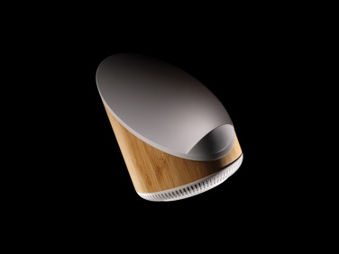 Logotrade werbemittel das Foto: Ovate 5W Bambus Lautsprecher mit 15W WirelessCharger