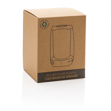 Logotrade Geschäftsgeschenke das Foto: Lightboom 5W Lautsprecher aus RCS recyceltem Kunststoff
