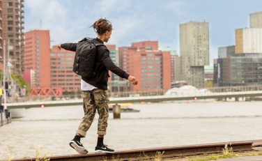 Logotrade Geschäftsgeschenke das Foto: Urban Lite Anti-Diebstahl-Rucksack