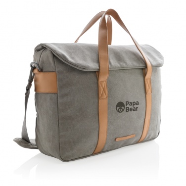 Logotrade Werbeartikel das Foto: Canvas Laptop-Tasche, PVC-frei
