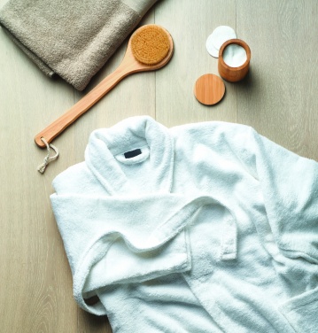 Logotrade Werbegeschenke das Foto: Bademantel Org Cotton XL/XXL