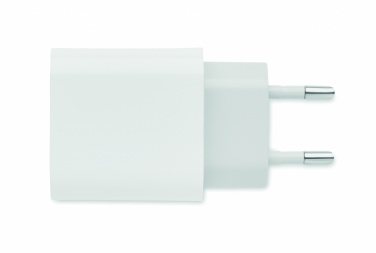 Logotrade Werbeartikel das Foto: 18W 2-Port USB-Ladegerät EU-Ste