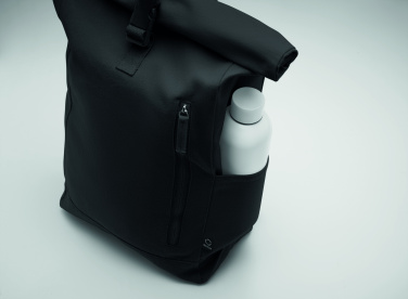 Logotrade Werbeartikel das Foto: Rolltop-Rucksack 390 g/m²