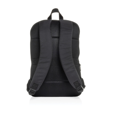 Logotrade Werbeartikel das Foto: Flexpack Aware™ Expandable Slim RPET 15,6" Laptop-Rucksack