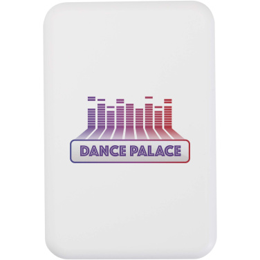 Logotrade Geschäftsgeschenke das Foto: Acrab 15 W 5.000 mAh magnetische kabellose Powerbank mit 20 W PD aus recyceltem Kunststoff