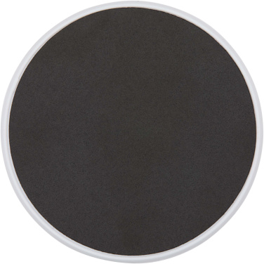 Logotrade Geschäftsgeschenke das Foto: Alcor Klappbare magnetische Smartphonehalterung aus recyceltem Kunststoff mit Bambusdetails