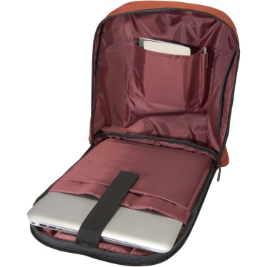 Logotrade Werbegeschenke das Foto: Luma 15" GRS Laptop-Rucksack aus recyceltem Material mit Diebstahlschutz 10L