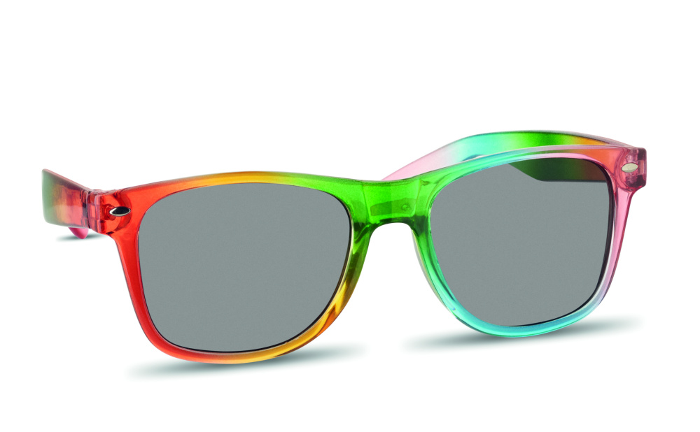 Logotrade Werbegeschenke das Foto: Regenbogen Sonnenbrille UV400
