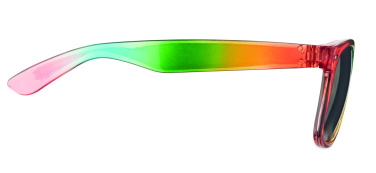 Logotrade Werbeartikel das Foto: Regenbogen Sonnenbrille UV400
