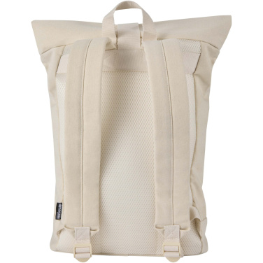 Logotrade Logogeschenke das Foto: Recanvas 14” GRS recycelter Rolltop-Rucksack 16L