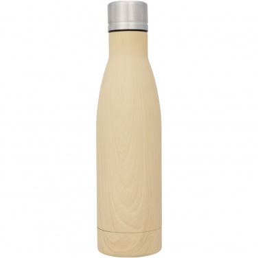 Logotrade advertising product image of: Vasa 500 ml wood-look copper vacuum insulated bottle