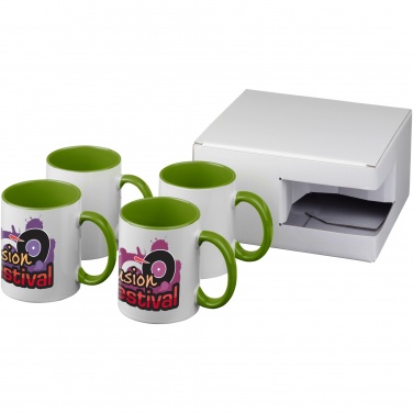 Logotrade promotional gifts photo of: Ceramic sublimation mug 4-pieces gift set