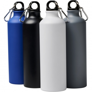 Logo trade promotional items picture of: Oregon 770 ml matte water bottle with carabiner