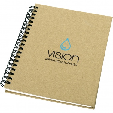Logo trade promotional merchandise image of: Mendel recycled notebook