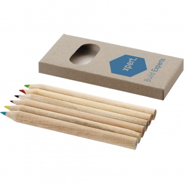 Logotrade corporate gift image of: Ayola 6-piece coloured pencil set