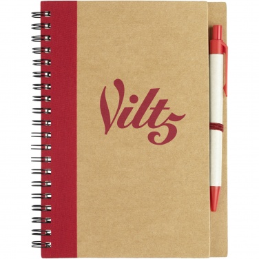 Logo trade promotional items picture of: Priestly recycled notebook with pen