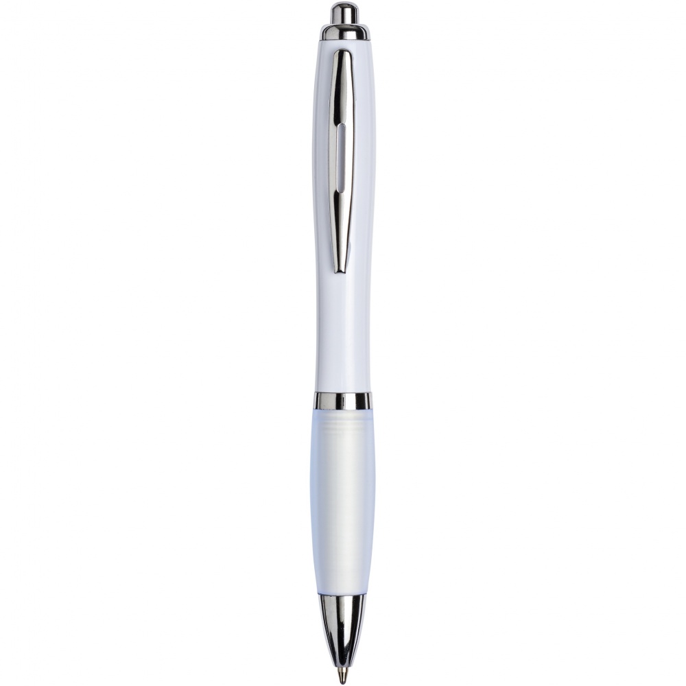Logo trade promotional items picture of: Nash ballpoint pen with coloured barrel and grip