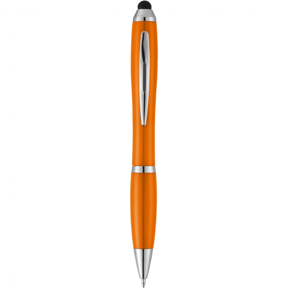 Logotrade promotional item image of: Nash stylus ballpoint pen with coloured grip