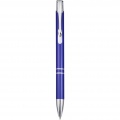 Moneta aluminium click ballpoint pen (blue ink), Royal blue