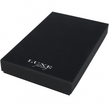 Logo trade corporate gift photo of: Carbon duo pen gift set with pouch