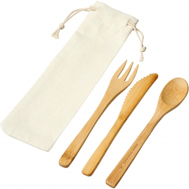 Logotrade promotional merchandise photo of: Celuk bamboo cutlery set