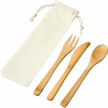Logotrade promotional merchandise photo of: Celuk bamboo cutlery set