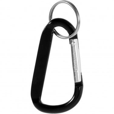 Logo trade promotional gifts picture of: Timor carabiner keychain