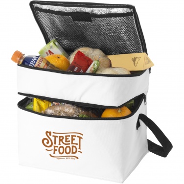 Logotrade promotional items photo of: Oslo 2-zippered compartments cooler bag 13L