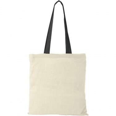 Logo trade promotional item photo of: Nevada 100 g/m² cotton tote bag coloured handles 7L