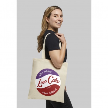 Logo trade promotional giveaways image of: Madras 140 g/m² cotton tote bag 7L