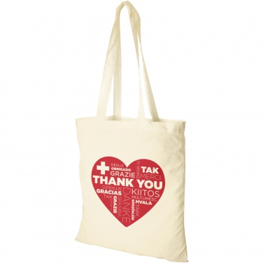 Logo trade promotional merchandise photo of: Madras 140 g/m² cotton tote bag 7L