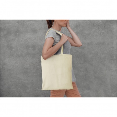 Logo trade advertising products image of: Peru 180 g/m² cotton tote bag 7L