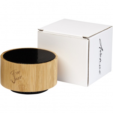 Logo trade promotional gift photo of: Cosmos bamboo Bluetooth® speaker