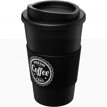 Logotrade corporate gift image of: Americano® 350 ml insulated tumbler with grip
