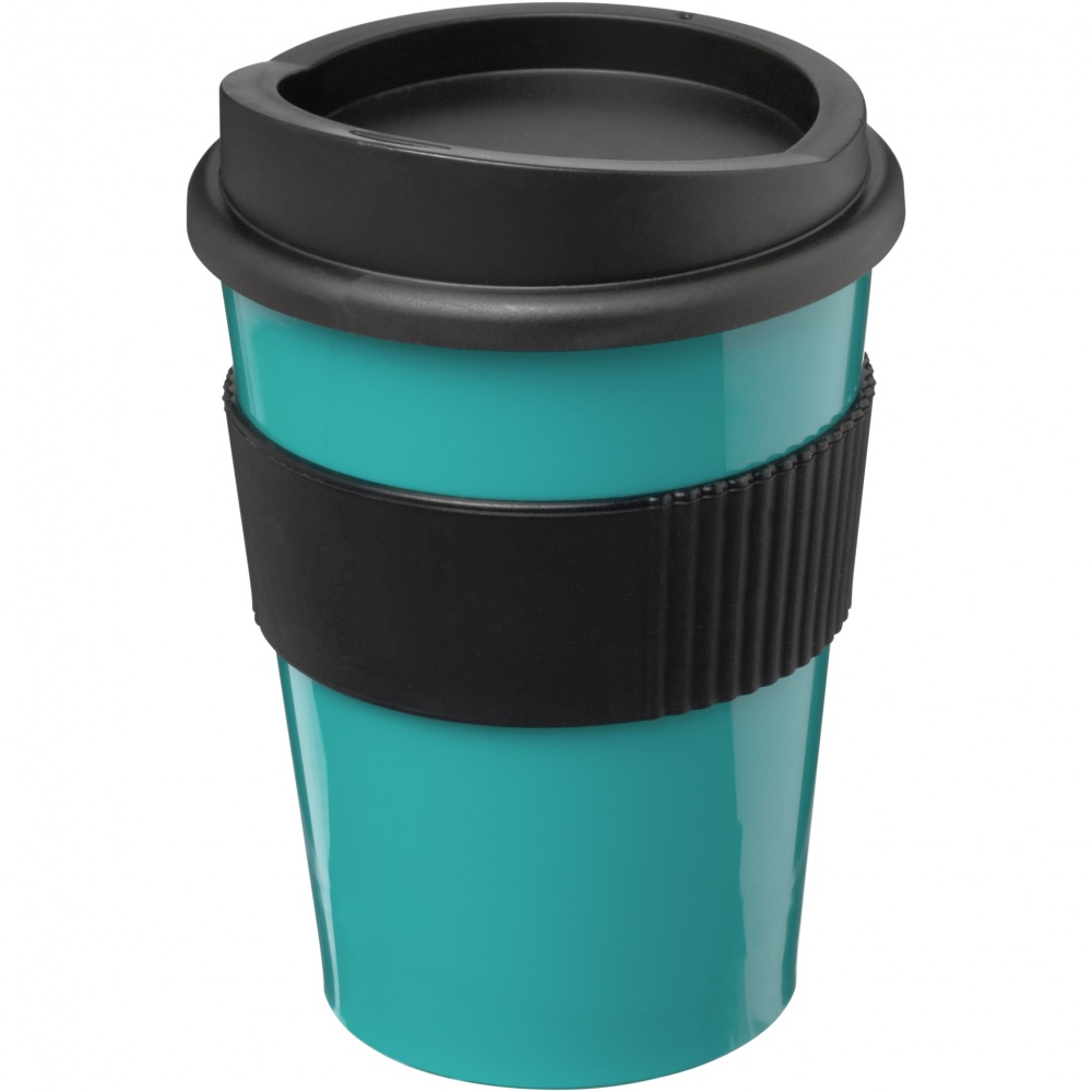 Logo trade promotional item photo of: Americano® Medio 300 ml tumbler with grip