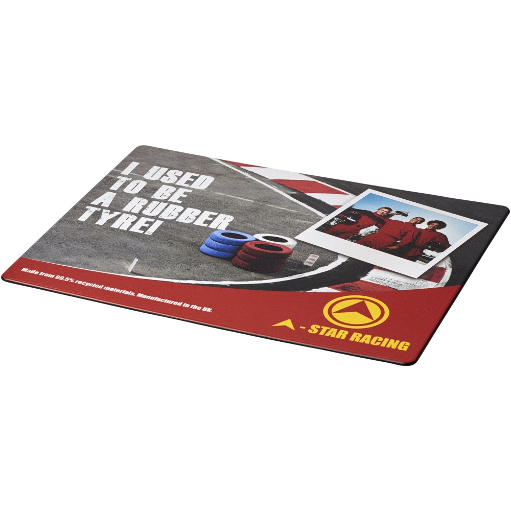 Logotrade promotional giveaway image of: Brite-Mat® mouse mat with tyre material
