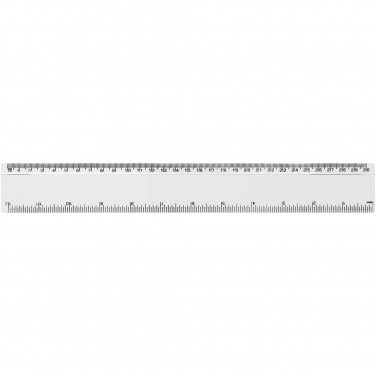 Logo trade promotional items image of: Renzo 30 cm plastic ruler