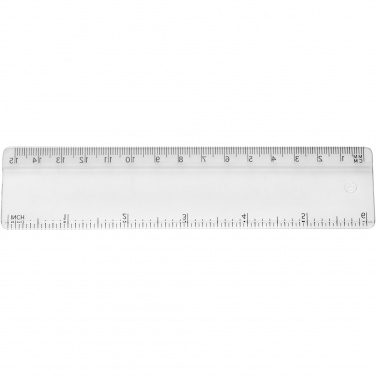 Logotrade promotional merchandise image of: Renzo 15 cm plastic ruler