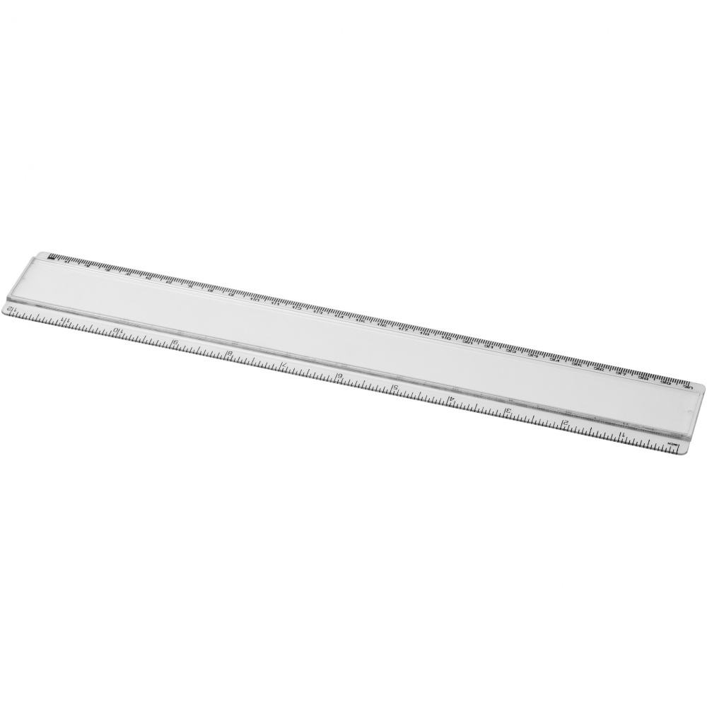 Logo trade promotional products image of: Ellison 30 cm plastic insert ruler