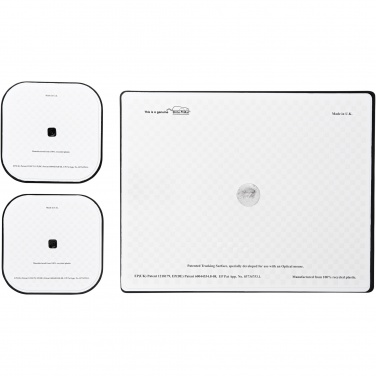 Logo trade business gift photo of: Brite-Mat® mouse mat and coaster set combo 3