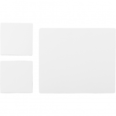 Logotrade corporate gift picture of: Q-Mat® mouse mat and coaster set combo 3