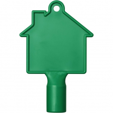 Logotrade promotional giveaway image of: Maximilian house-shaped utility key