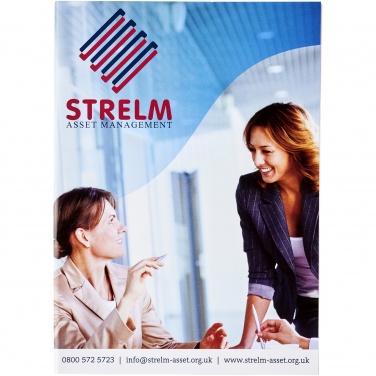 Logo trade promotional gift photo of: Desk-Mate® A5 notepad wrap over cover