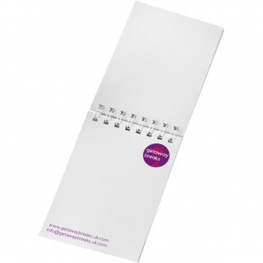 Logo trade business gifts image of: Desk-Mate® spiral A7 notebook