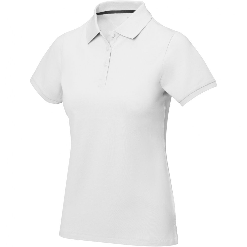 Logo trade promotional giveaways picture of: Calgary short sleeve women's polo