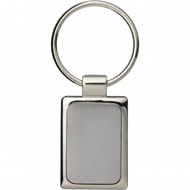 Logo trade promotional items picture of: Sergio rectangular metal keychain
