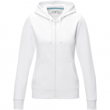 Logotrade promotional merchandise photo of: Ruby women’s organic recycled full zip hoodie